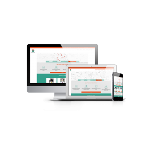 Collection responsive de la réalisation d'un réseau social